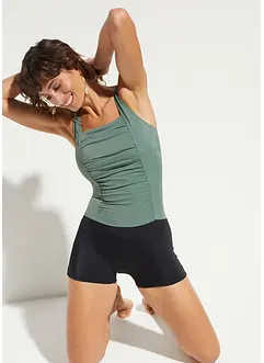 Baddräkt med ben, bonprix