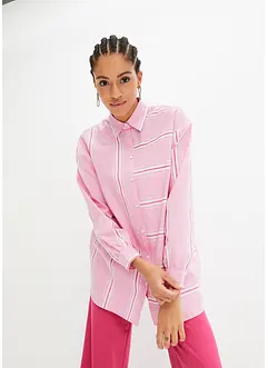 Skjortblus av ren bomull, bonprix
