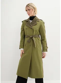 Tvåfärgad trenchcoat, bonprix