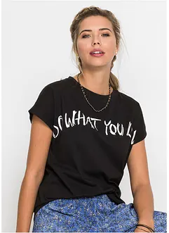 Oversizetopp av ren bomull, bonprix