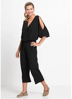 Jerseyjumpsuit i följsam viskos, bonprix
