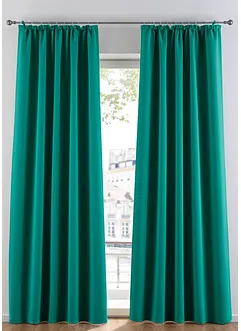 Mörkläggande gardinlängd, i flera storlekar (1-pack), bonprix