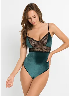 Sammetsbody ouvert, bonprix