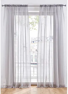 Gardiner av lätt voile (2-pack), bonprix