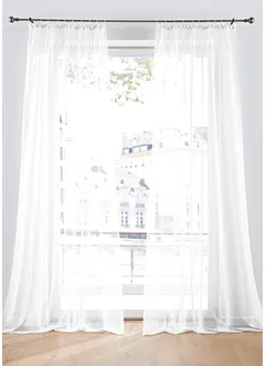 Gardiner av lätt voile (2-pack), bonprix