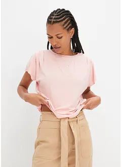 T-shirt med rynk, bonprix