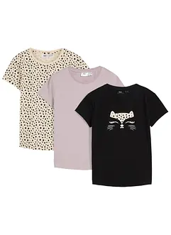 T-shirt i ekologisk bomull för barn (3-pack), bonprix