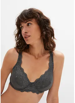 BH med bygel och fin spets (2-pack), bonprix