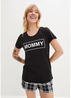 Pyjamas med shorts, bonprix