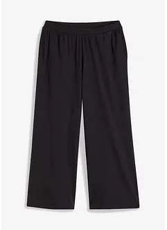 Pyjamasculotter med fickor i ekologisk bomull, bonprix