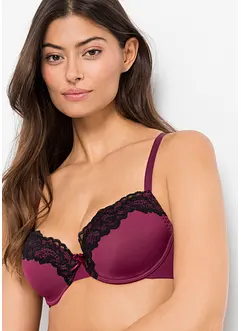 (3-pack) BH med formpressade kupor och återvunnen polyamid, bonprix