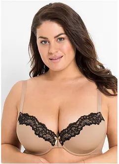 (3-pack) BH med formpressade kupor och återvunnen polyamid, bonprix