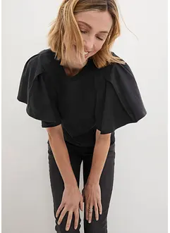 Topp med cape sleeves, bonprix
