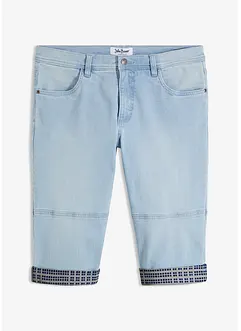 Långa jeansshorts, regular fit, John Baner JEANSWEAR