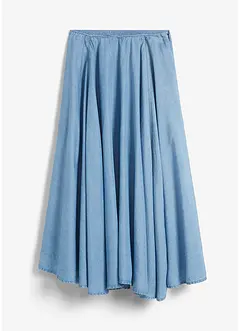 Jeanskjol med bekväm hög midja, bonprix