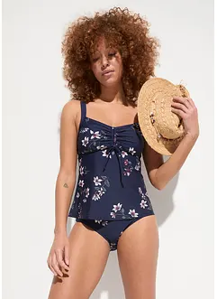 Tankini (2 delar) med rynk, bonprix