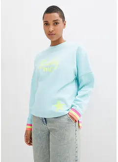 Sweatshirt med färgglada muddar, bonprix