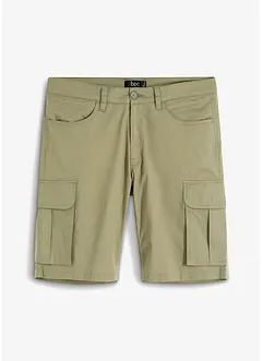 Stretchiga bermudashorts i cargostil, normal passform, bonprix