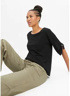 T-shirt med båtringning, bonprix