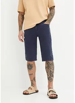 Långa stretchbermudas, Loose Fit, bonprix