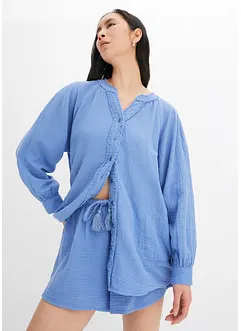 Oversize-muslinblus, bonprix