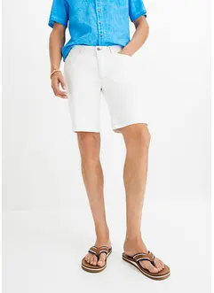 Stretchiga jeansbermudas, Regular Fit, bonprix