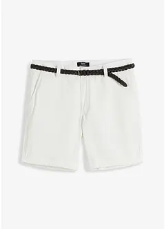 Chinobermudas med bälte, regular fit, bpc bonprix collection