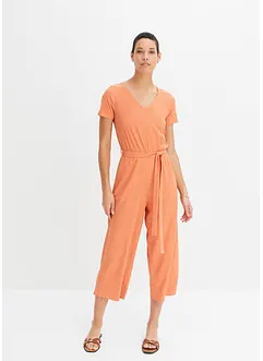 Jumpsuit i kräppad jersey, BODYFLIRT