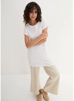 Boxy longshirt, kortärmad, bonprix