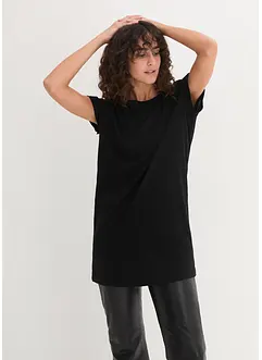 Boxy longshirt, kortärmad, bonprix