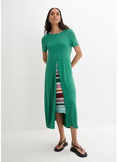 Jerseyklänning i mjuk viskosmix, bonprix