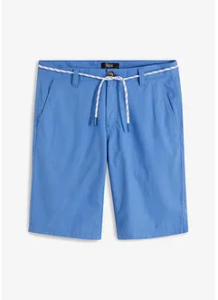 Linneshorts i chinosmodell med knytband, regular fit, bonprix