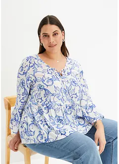 Mönstrad blustunika, bonprix