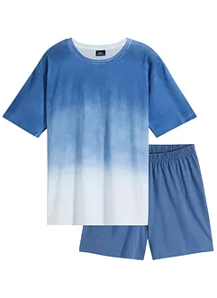 Pyjamas med shorts, av ren bomull, bonprix