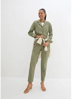 Linnejumpsuit i 7/8-längd, bpc bonprix collection