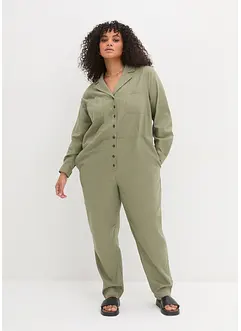 Linnejumpsuit i 7/8-längd, bpc bonprix collection