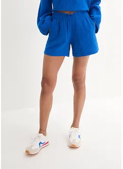 Muslinshorts i bomull, bonprix