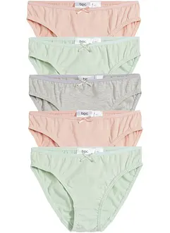 Trosa med ekologisk bomull (5-pack), bonprix