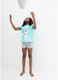 Pyjamas med shorts för barn (4 delar), bonprix