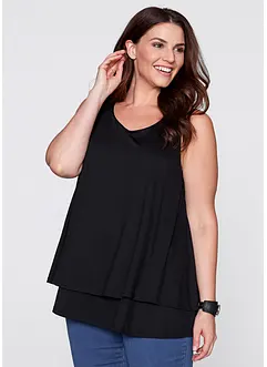 Viskoslinne med lager-på-lager-look, bonprix