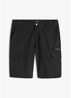 Cargobermudas i mikrofiber av återvunnen polyester med bekvämt snitt, normal passform, bonprix