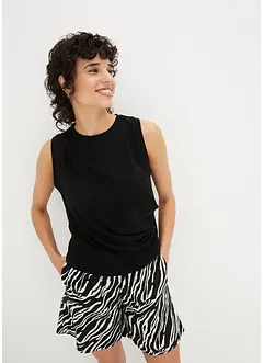 Topp med drapering, bonprix