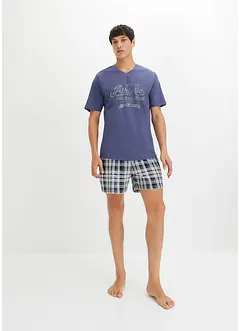 Kort pyjamas med bomull, bonprix