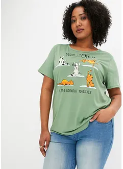 T-shirt med tryck, bonprix