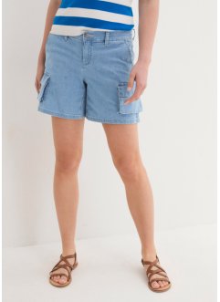 Cargo Jeans Shorts, Mid Waist, John Baner JEANSWEAR