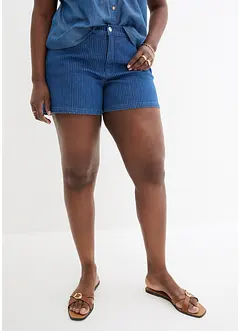 Randiga jeansshorts, Mid Waist, John Baner JEANSWEAR