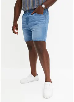 Långa jeansshorts med bekväm midja, Loose Fit, John Baner JEANSWEAR