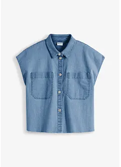 Fyrkantig jeansblus, bonprix