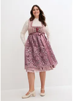 Dirndl med paljettförkläde, bonprix