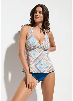 Halternecktankini i återvunnen polyamid (2 delar), bonprix